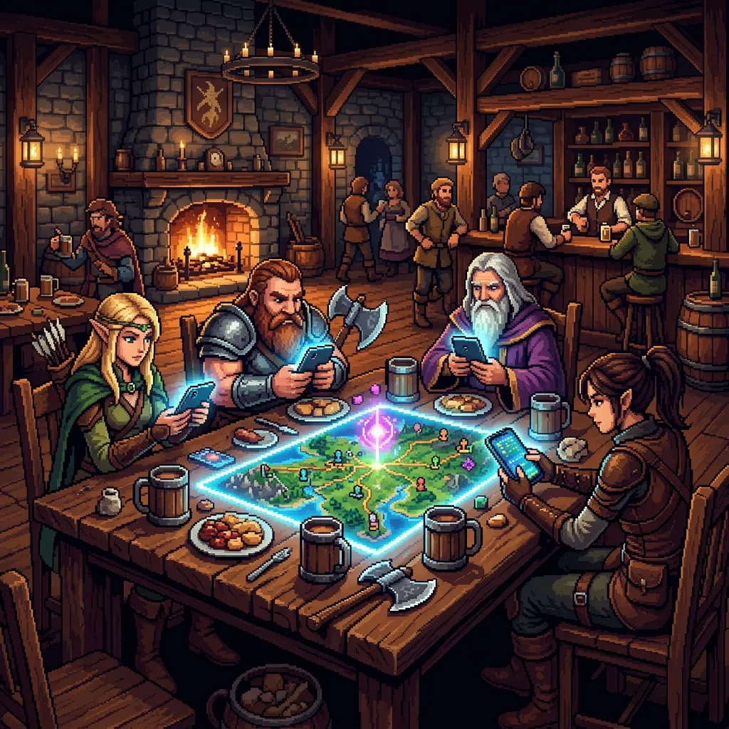 Fantasy Tavern Pixel Art